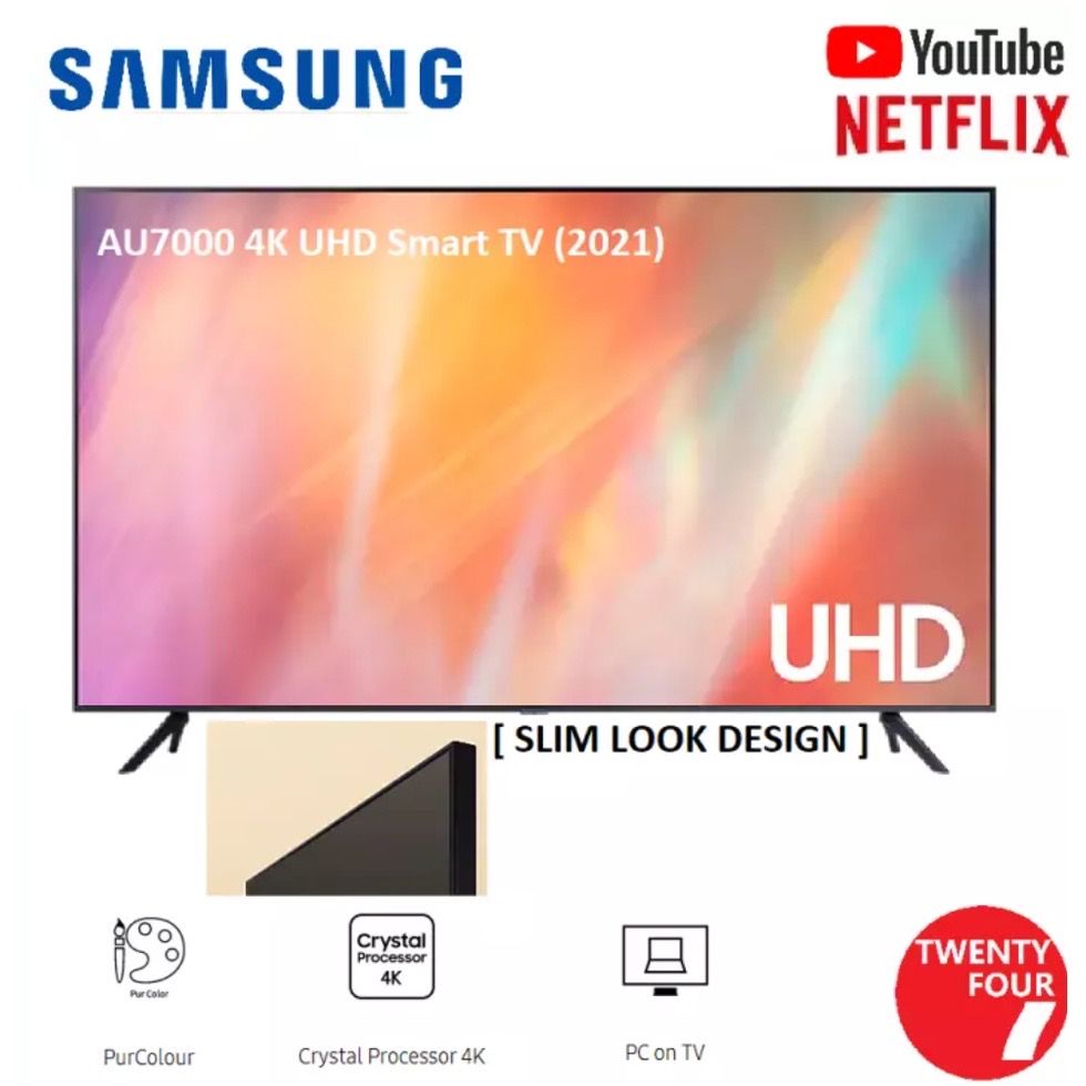 Samsung 65" Smart 4K UHD TV AU65 7000