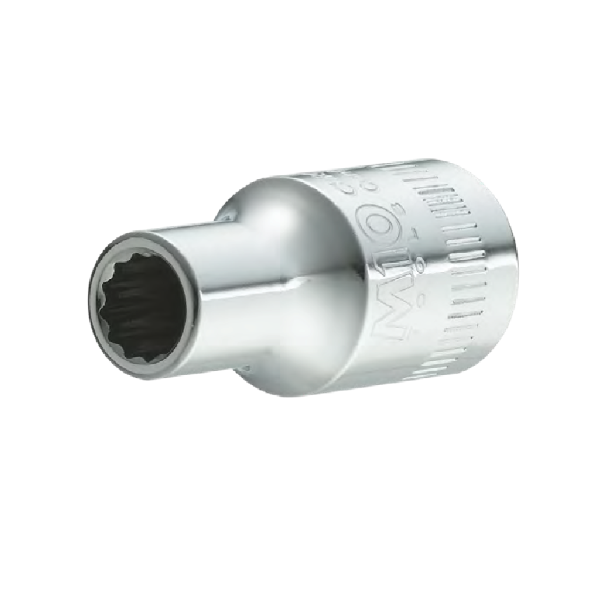 M10 1/4" x 3.2mm Dr Socket (Metric) 12pt