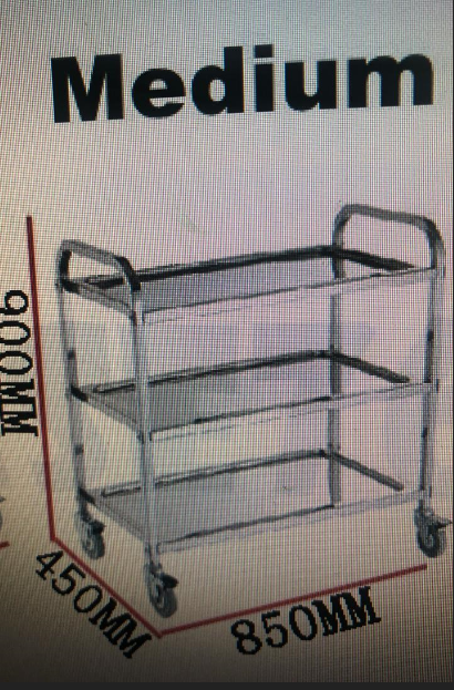 QP Food Trolley 3 Tier