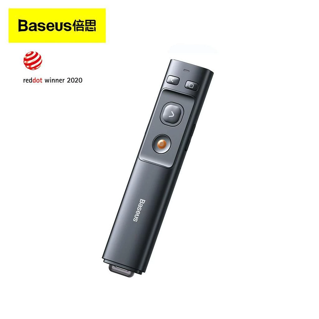 Baseus Orange Dot Presenter Laser LED Pointer 2.4GHz