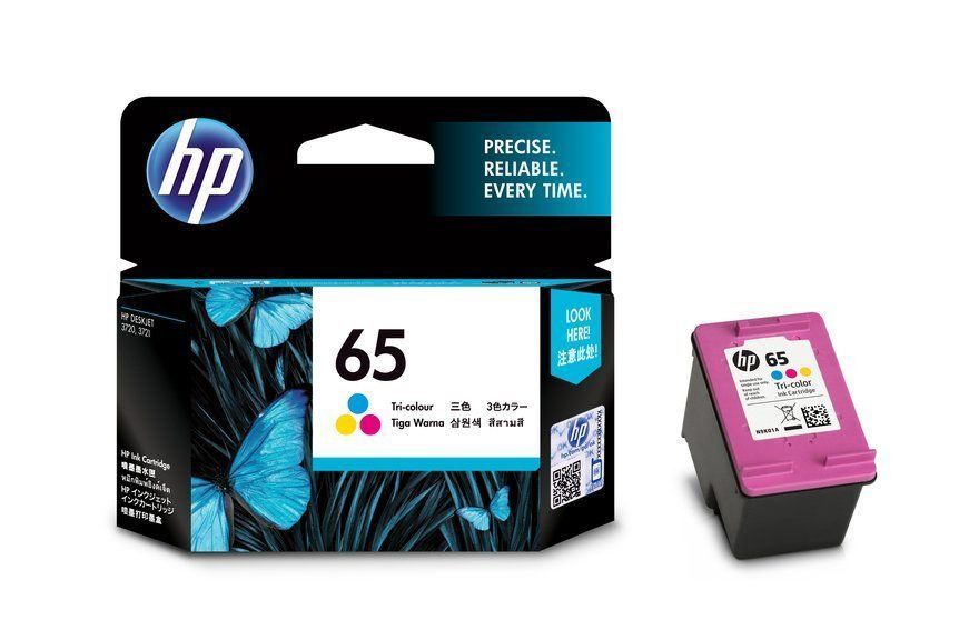 HP 65 Tri-Color Original Ink Cartridge - N9K01AA