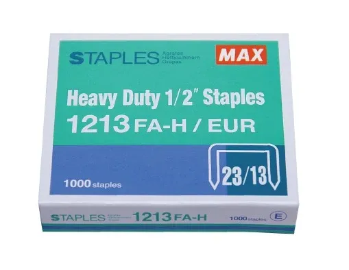 Max 1213 FA-H Staples (Stapler Bullet)