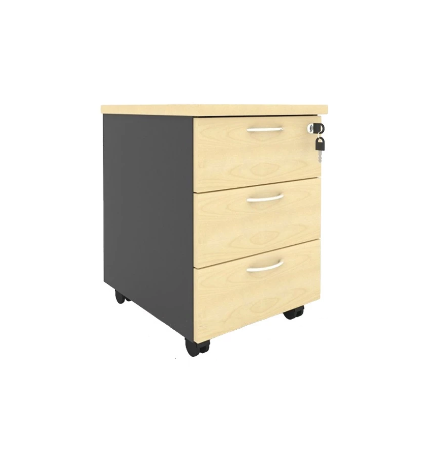Office Cabinet 3 Drawers Mobile Pedestal