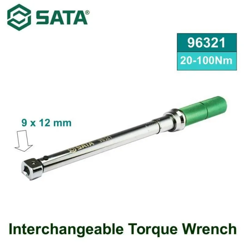 Sata Interchangeable Torque Wrench 20-100N·m
