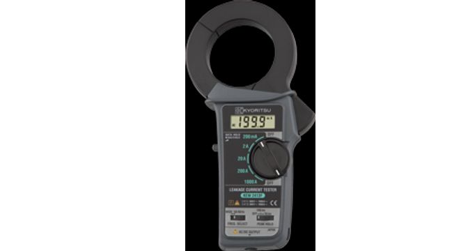 Kyoritsu 2413F Leakage Clamp Meter, 1000A/0.1mA