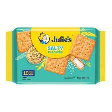 Julie's Salty Crackers 250g (25gx10pkts)