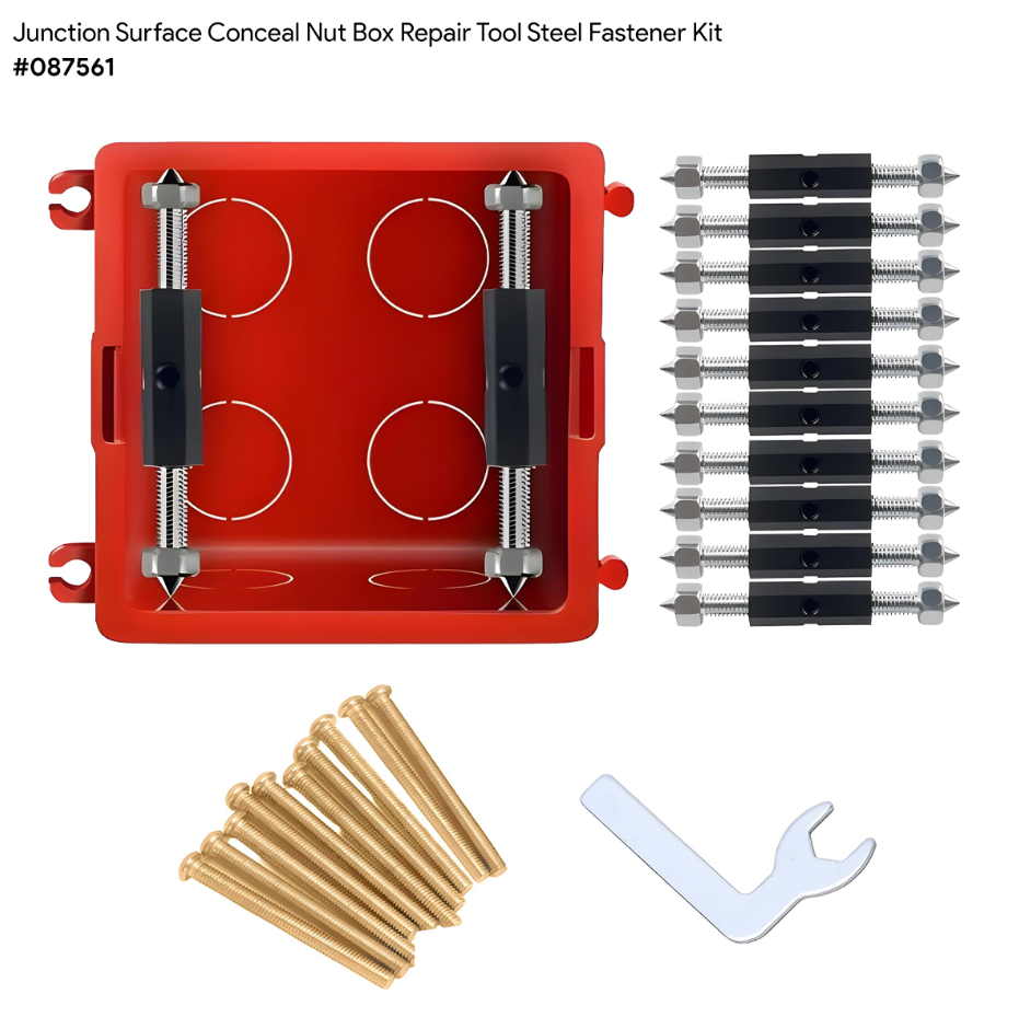 JUNCTION SURFACE CONCEAL NUT BOX REPAIR TOOL STEEL FASTENER