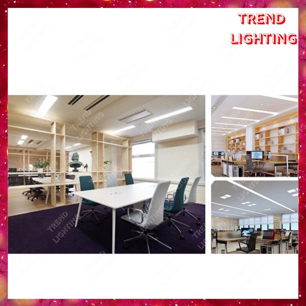 LED Ceiling Batten Light 2' 18W 4' 36W Super Bright T8 Built In LED Strip Light LED Ceiling Panel Lampu Siling Panjang