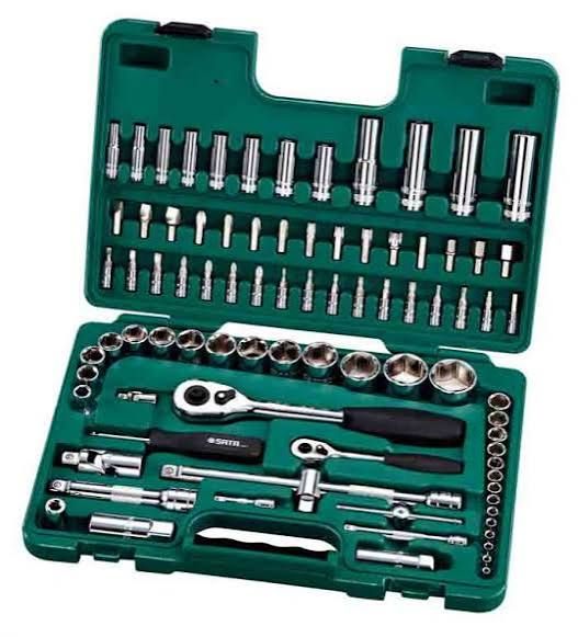 SATA 70pcs Cantilever Tool Box Set with 6pt/12pt Sockets