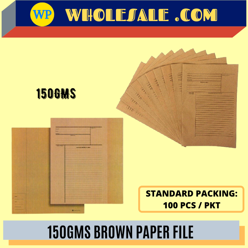 150GMS BROWN PAPER FILE / Paper / Brown Paper File / File / Paper File / 150gms Brown Paper File