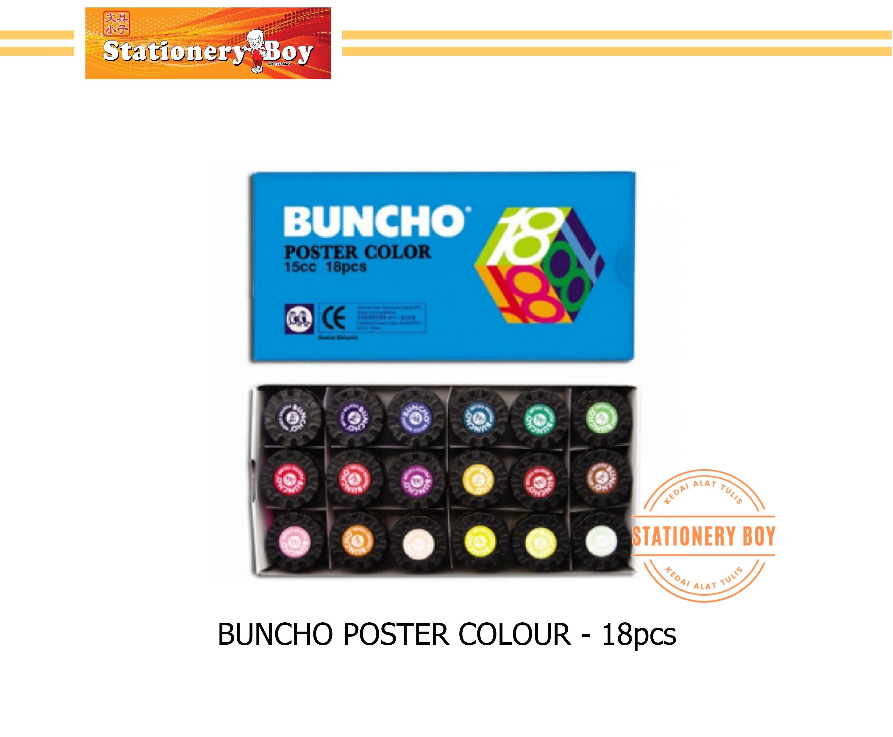 BUNCHO Poster Colour / Warna Poster - 18's