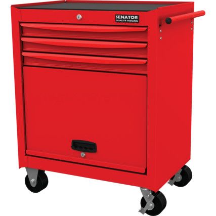 Senator 3 Drawer Metal Roller Cabinet