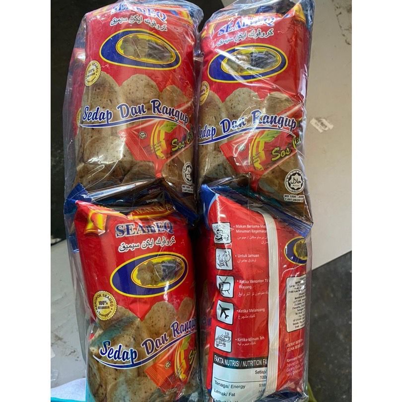 SEAMEQ Keropok ikan Doorgift Goodies termurah (PERCUMA SOS) 1 pack ( 10 pcs )