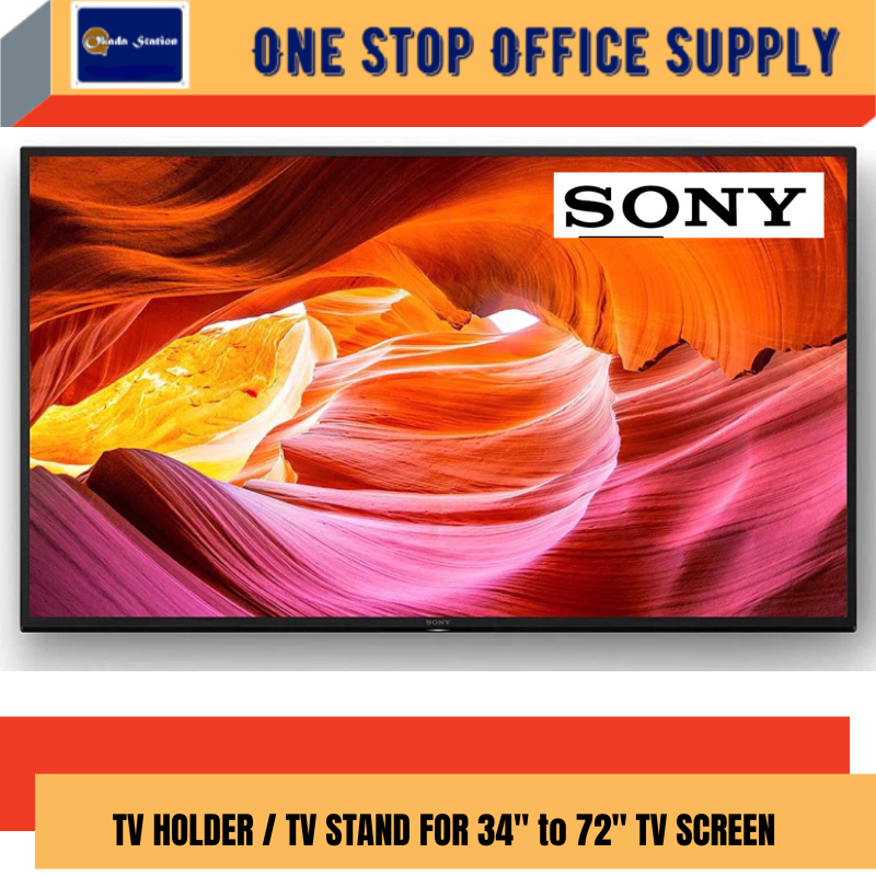 SONY TV 55" / 65" / 75" / ANDROID SMART TV ONLY / TV WITH MOVEABLE STAND / SONY TV / X75K