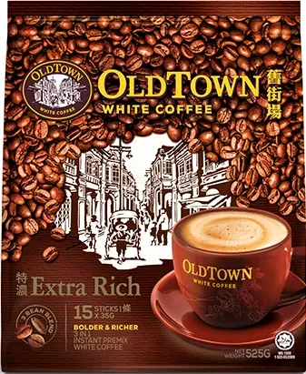 OLDTOWN WHITE COFFEE 3 IN 1 EKSTRA KAW 15'S x 35g (LOOSE) | 20 x 15'S x 35G (CARTON)