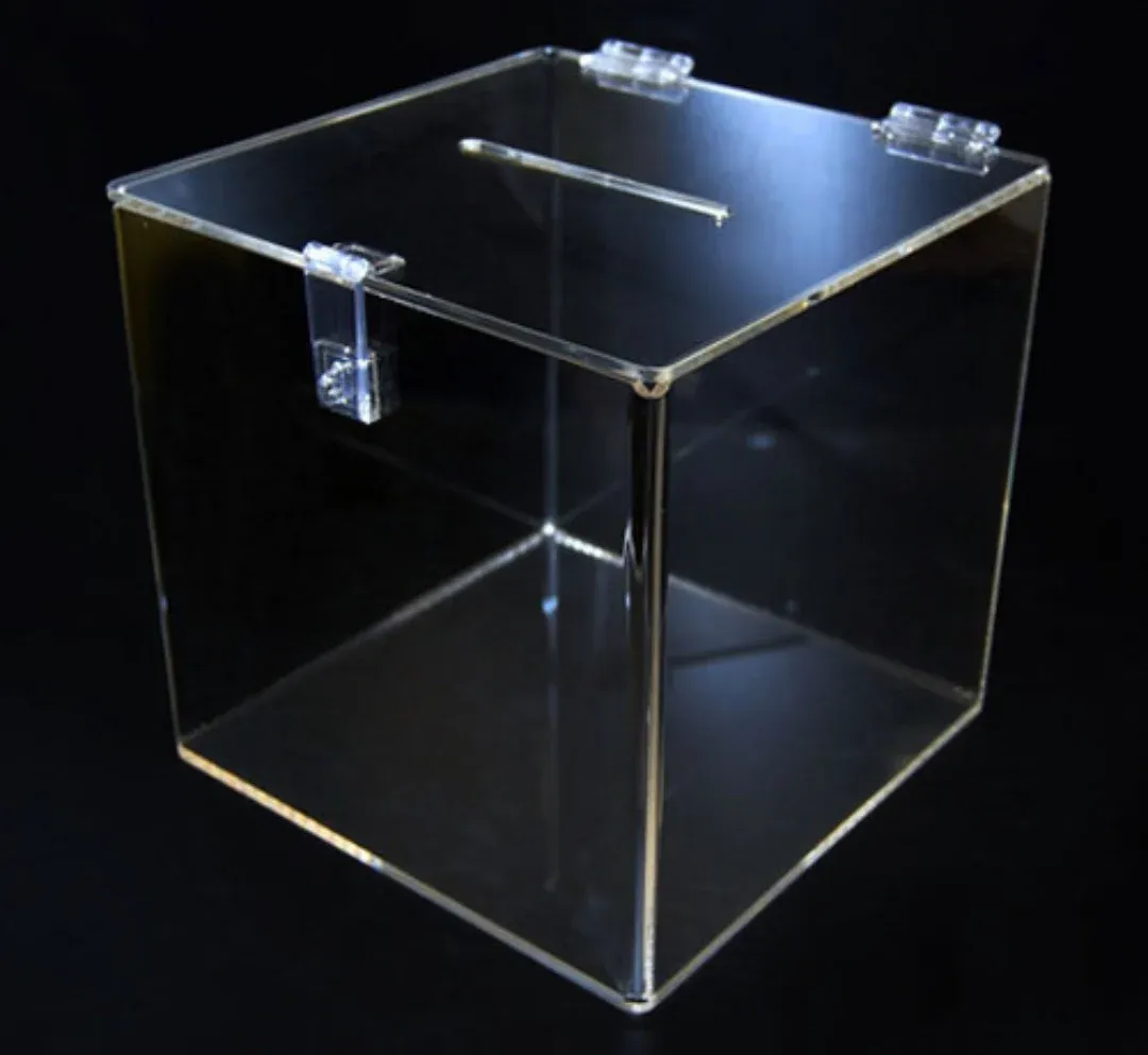 Plastic Box Drop Cheque 36" x 16"