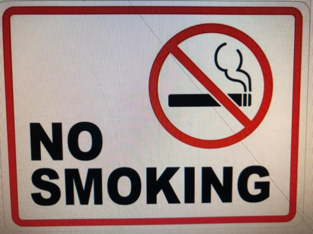 QP Signage No Smoking 8" x 8" Custom Made