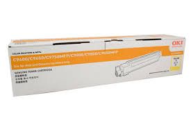 Genuine Malaysia OKI Warranty - OKI C9600/C9650/C9800/C9850 YELLOW TONER 15K
