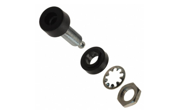 Fluke PJKPL 1581-0 B-jack, Tin Pl 10/pkg (black)
