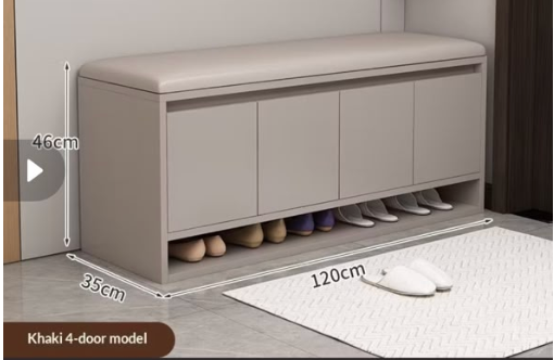 shoe cabinet bench with storage