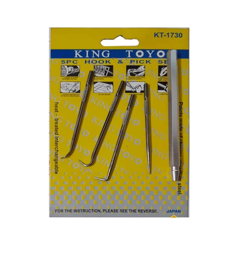 KING TOYO 5PCS HOOK & PICK SET (KT-1730)