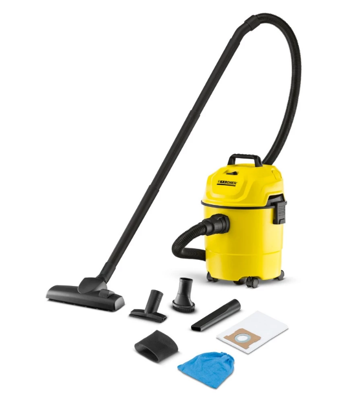 KARCHER WD 1 CLASSIC 15L WET & DRY MULTI-PURPOSE VACUUM CLEANER