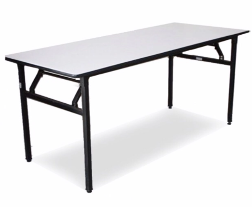 OKADA FOLDABLE RECTANGULAR BANQUET TABLE 1800 MM X 450 MM X 760 MM