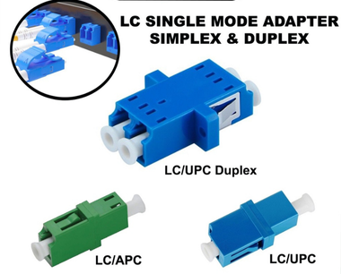 FIBER OPTICAL FIBER OPTIC ADAPTER JOINTER SINGLE MODE SIMPLEX & DUPLEX LCLC COUPLER AD301