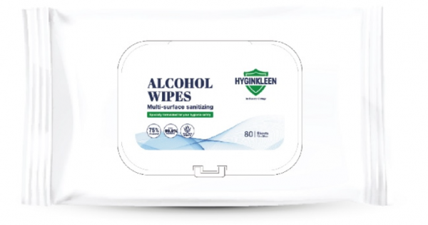 *HYGINKLEEN ALCOHOL WIPES 80S