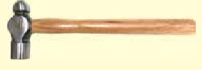 Temo 1.5lbs/24oz/0.68kg Ball Pein Hammer - Beech Wood Shaft