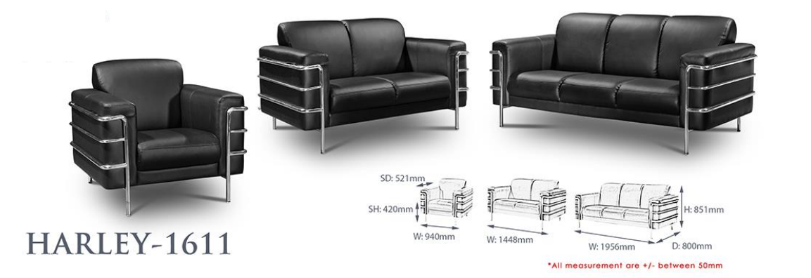 ITA OFFICE SOFA SET - HARLEY 1611 / SMITH 1613