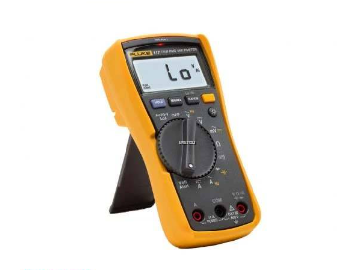 FLUKE 117 ELECTRICIAN'S MULTIMETER WITH NON-CONTACT VOLTAGE 10A AC 600V AC