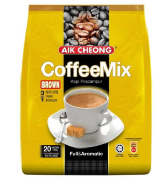 AIK CHEONG COFFEE MIX SERIES REGULAR / ONE + ONE / RICH / BROWN
