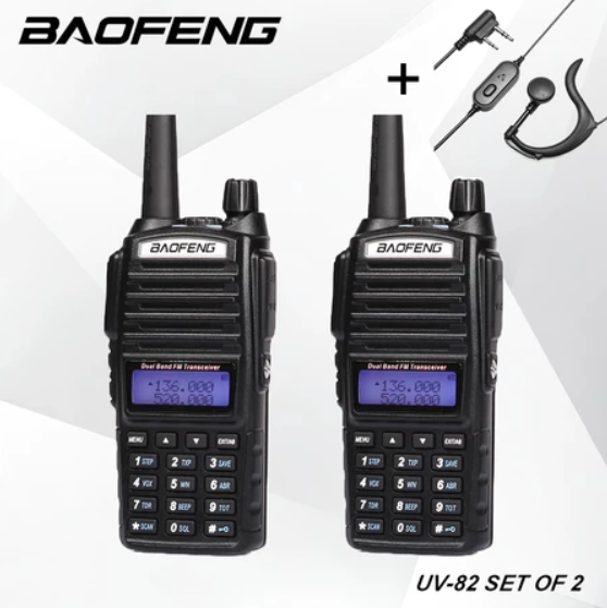 Baofeng UV-82 5W Walkie Talkie Radio VHF UHF Dual Band