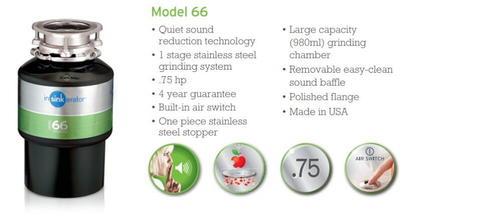 *InSinkErator ISE66 Waste Disposer