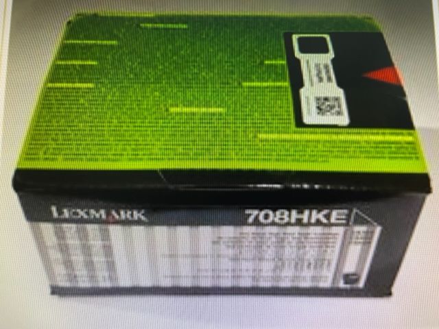 Lexmark 708HKE Black (printer CS510de)