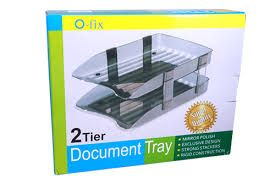 Plastic Document Tray (2 layer) OFIX