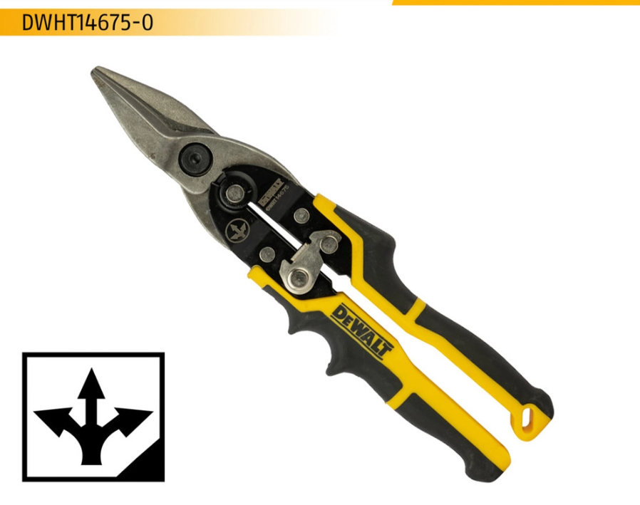 DEWALT DWHT14675-0 STRAIGHT CUT ERGO AVIATION SNIP