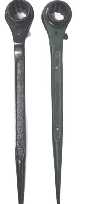 Scaffold Ratchet Wrench / 17X19, 17X21, 19X21, 19X22, 21X24, 24X27 Black Colour