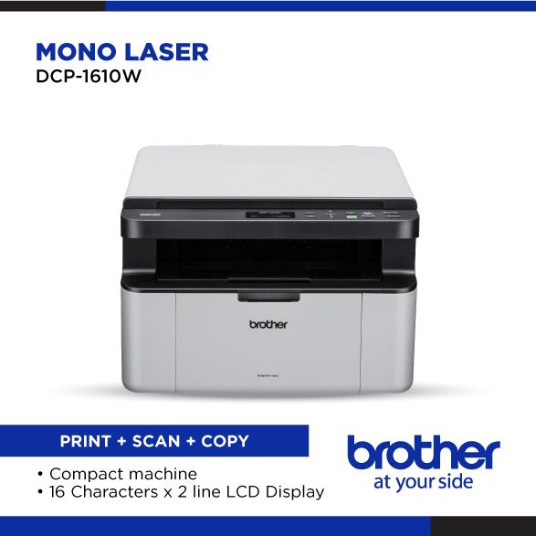 BROTHER DCP-1610W PRINTER [ PRINT / SCAN / COPY / WI FI ]