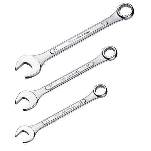 M10 Combination Wrench Matt Finish (Raised Panel) - 24 mm