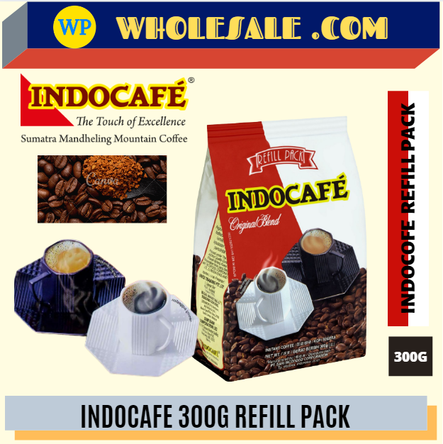 INDOCAFE Instant Coffee Soft Pack 300gm /Indocafe /Coffee /300gm /Indocafe Instant Coffee /Indocafe Instant Coffee Soft Pack