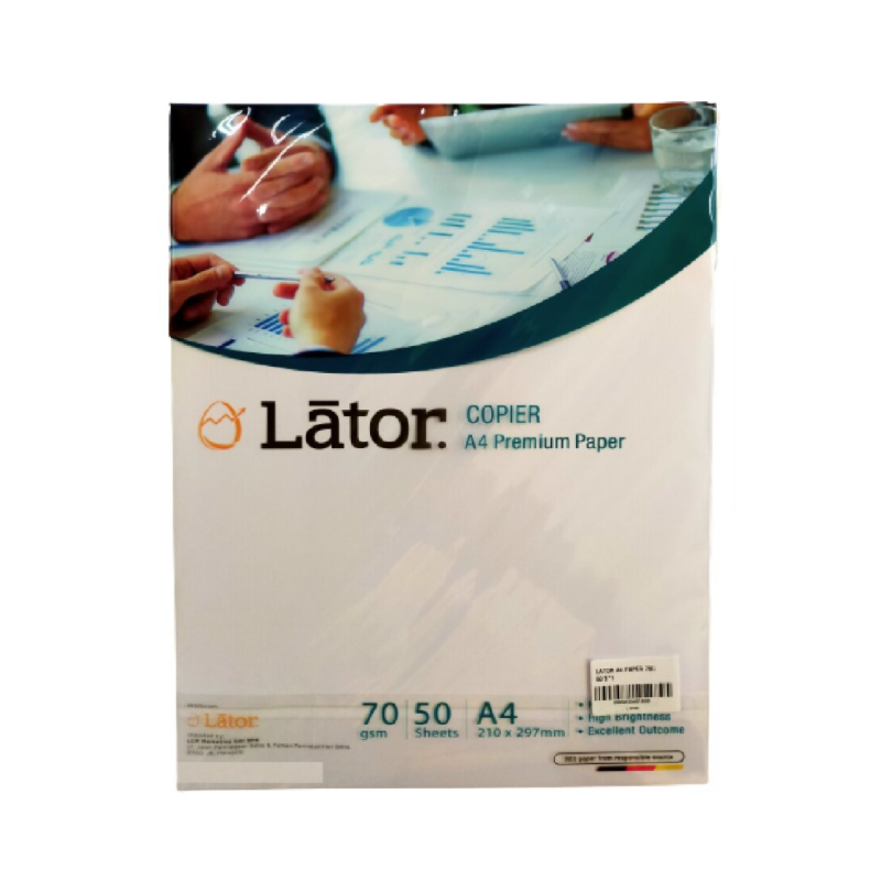 LATOR A4 PAPER 70G 50'S