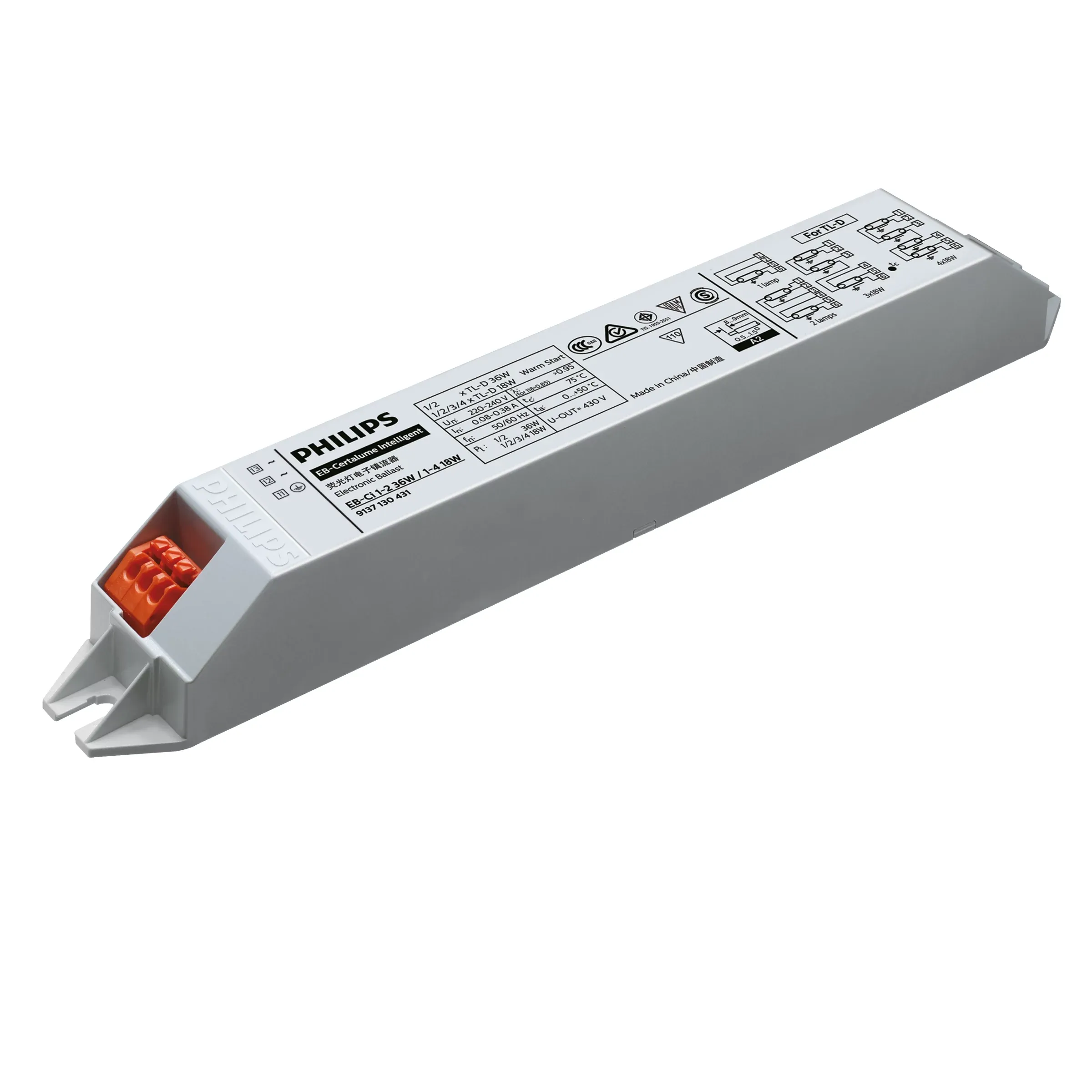 PHILIPS EBCI 12 36W / 14 18W 220240V 50/60HZ