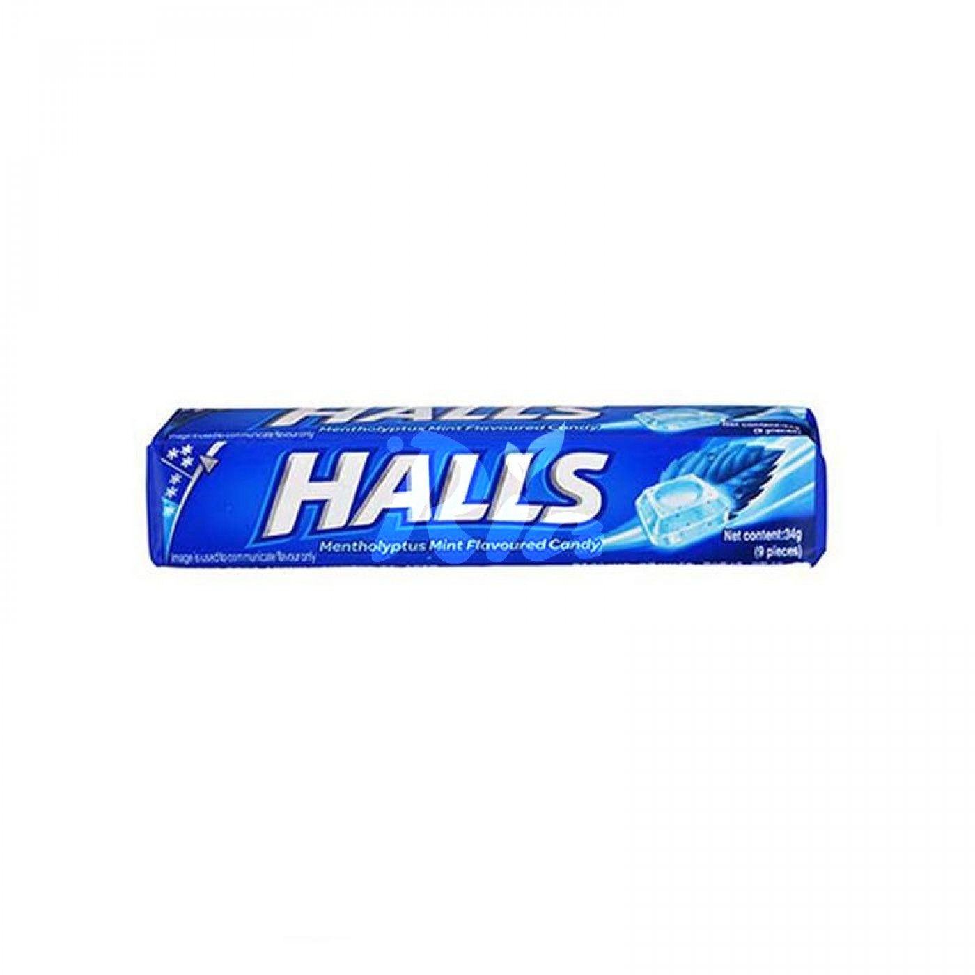 HALLS STICK CANDY-MENTHO LYPTUS 34G