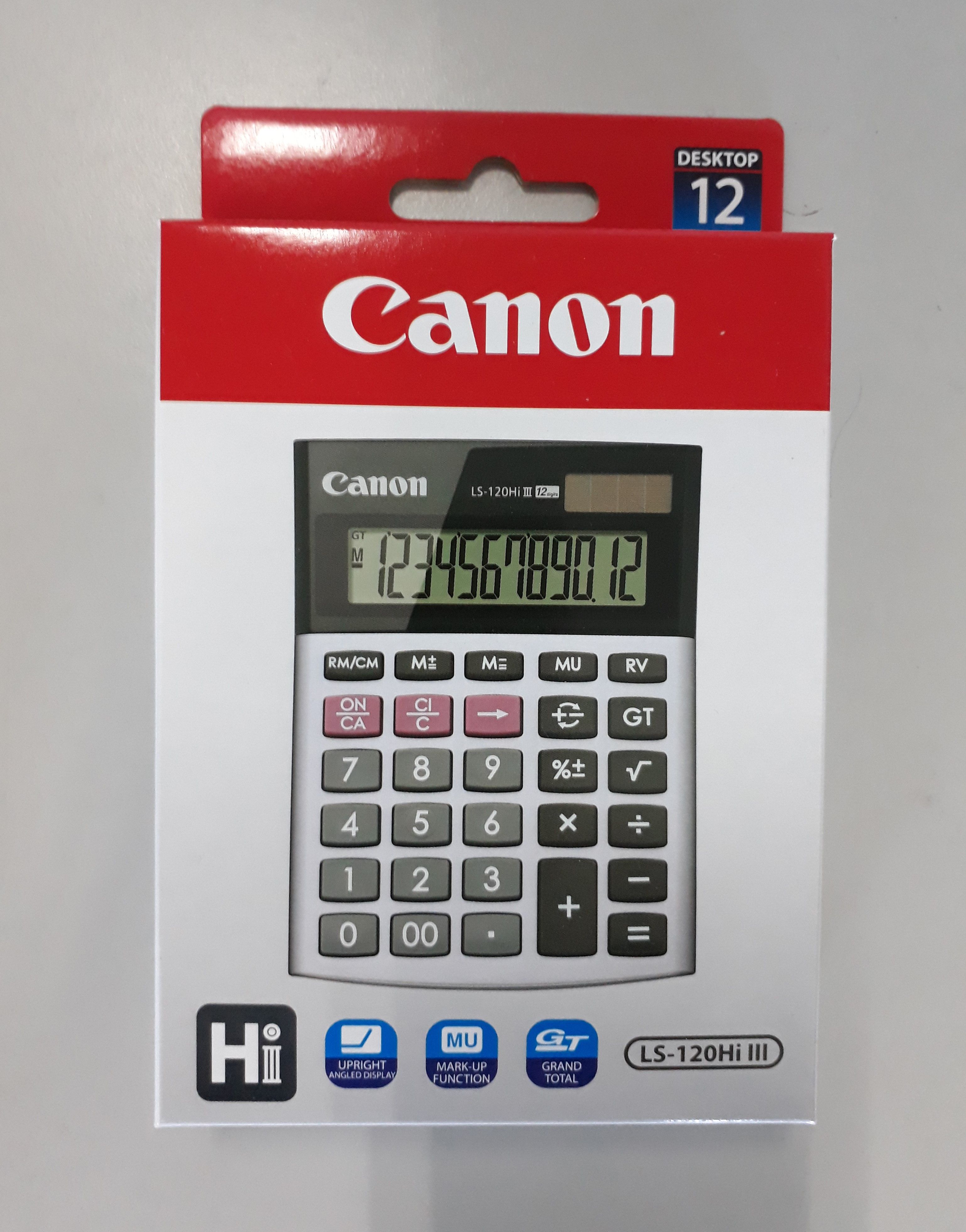 Canon Calculator LS-120Hi III (12 Digit)