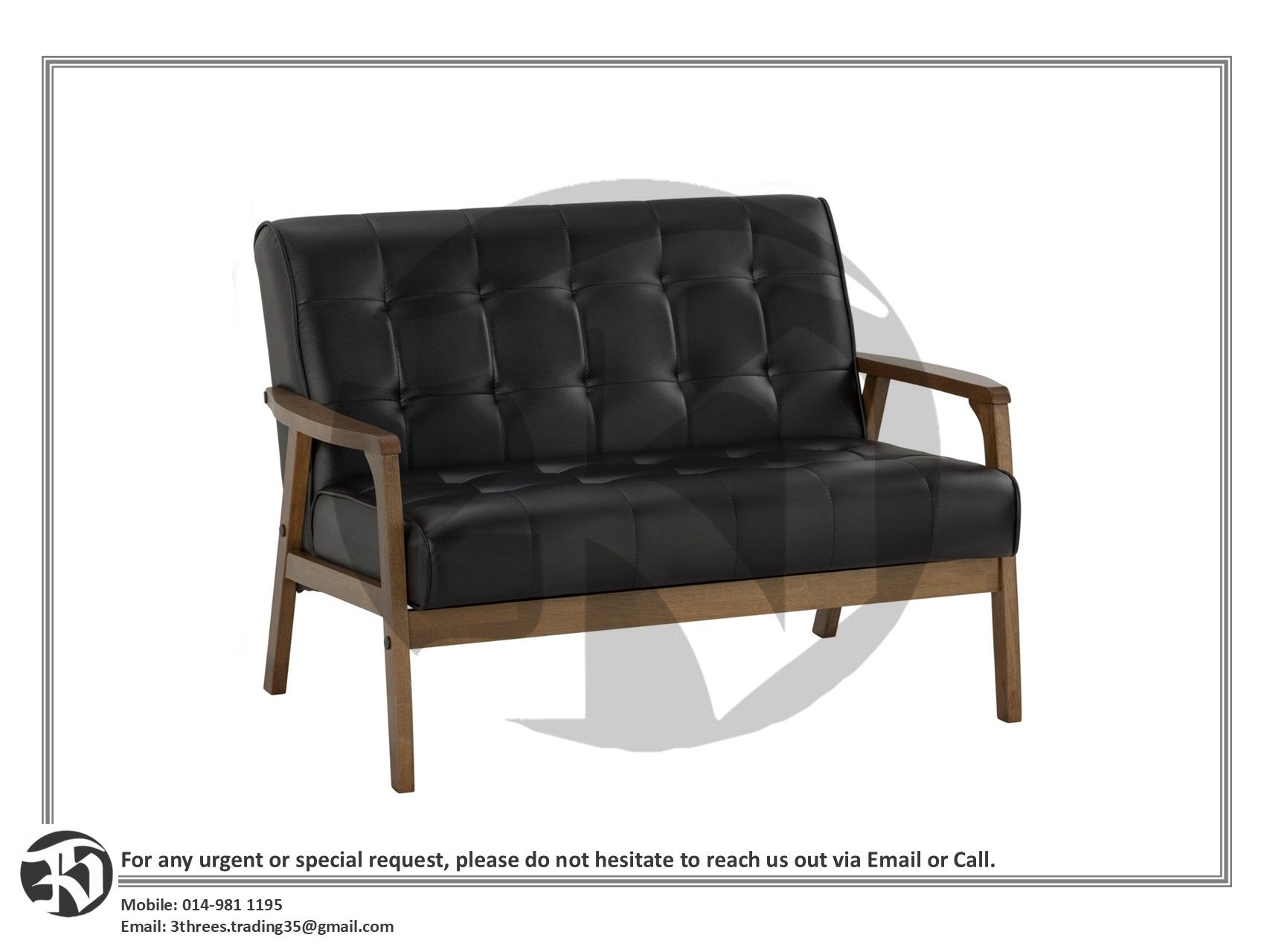 TUCSON 2 Seater Sofa / Chair (W1136 x D800 x H780mm)