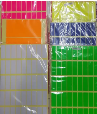 LABEL STICKER 32MM X 64MM (ORANGE/YELLOW/GREEN)