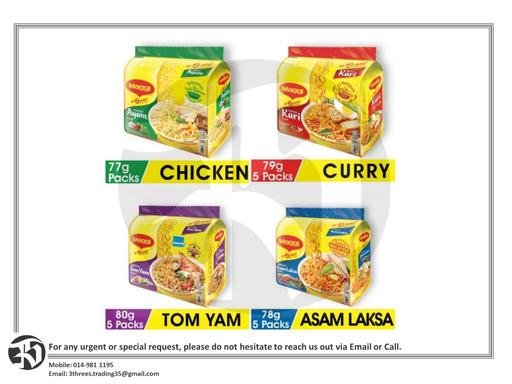 Maggi Instant Noodles (5 packs)