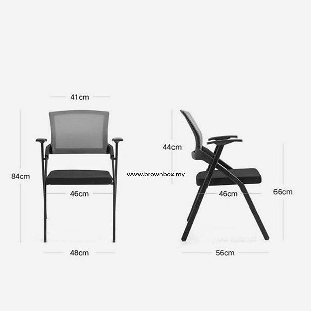 Easy Training Chair Foldable Office Training Chair Seminar Training Meeting Room